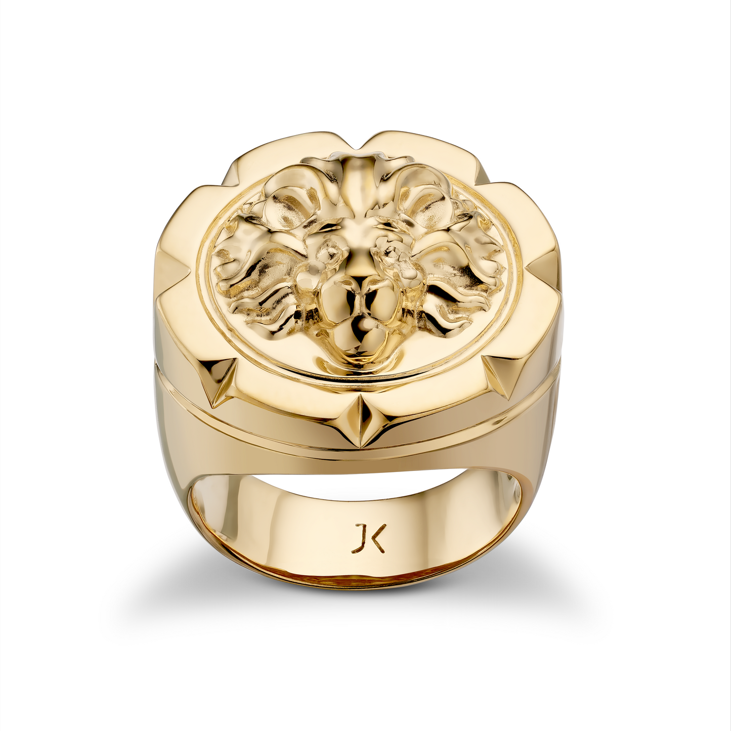 Gold vermeil lion ring